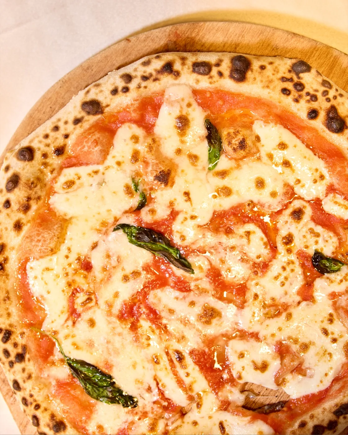 Perfect Margherita pizza